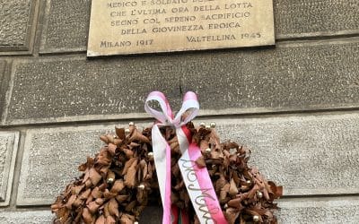 LAPIDE IN MEMORIA DI TIBERIO PANSINI A MILANO
