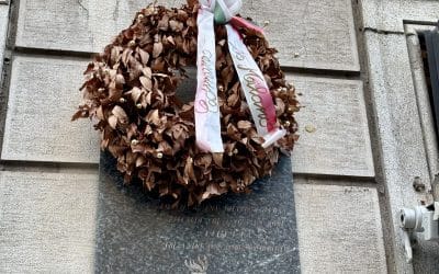 LAPIDE IN MEMORIA DI VINCENZO RINALDI A MILANO