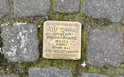 PIETRA D’INCIAMPO IN RICORDO DI ADOLF SCHWARZ A BOLZANO